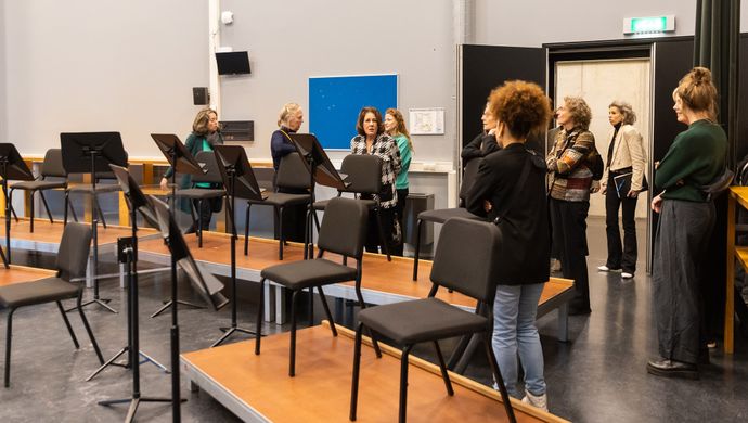 Backstage (photo Marieke Wijntjes)