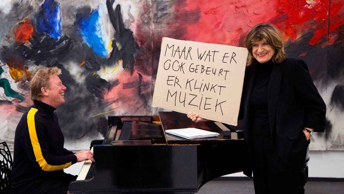 Olga Zuiderhoek en Gerard Bouwhuis (foto door Carine Lataster)