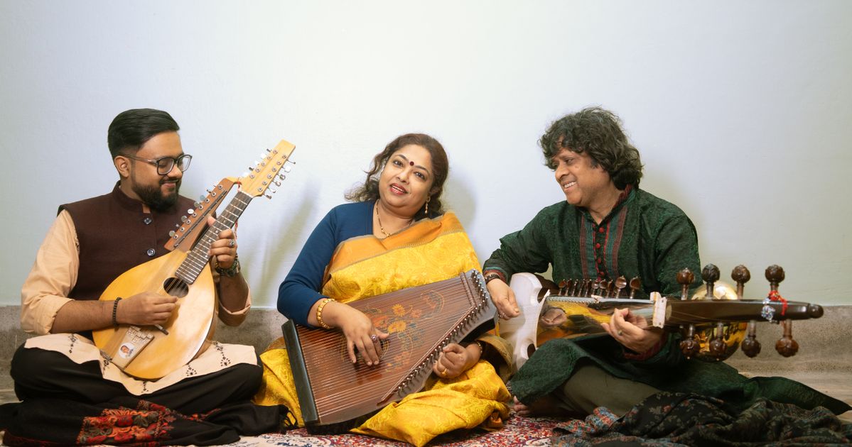 Een Indiase muzikale familie — Ranajit, Shirin en Rajarshi Sengupta + Kousik Banerjee