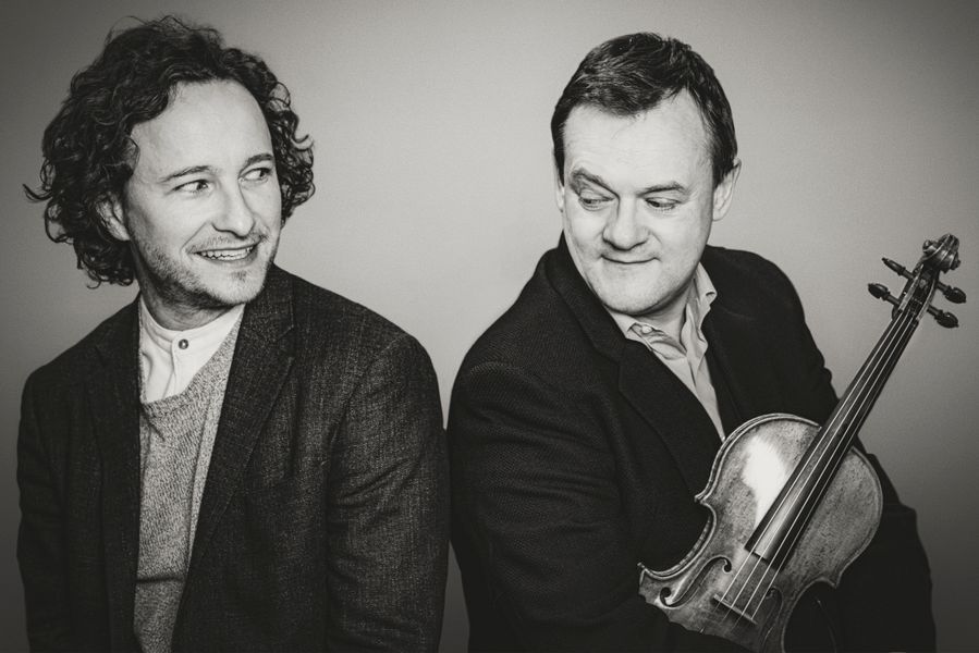 Frank Peter Zimmerman + Martin Helmchen (foto Irène Zandel)