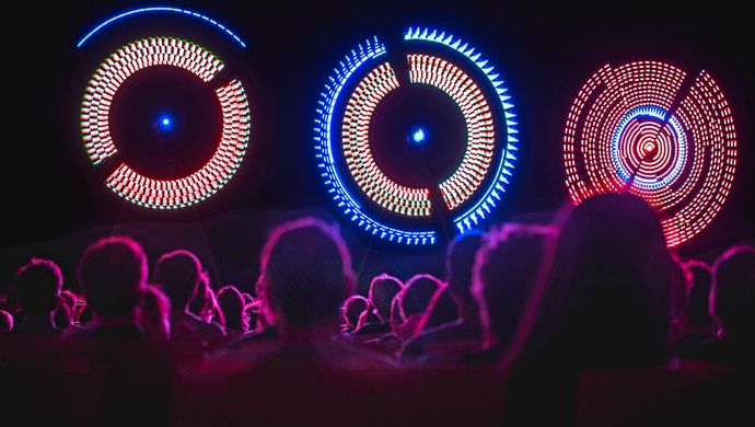 Phyllotaxis door Macular | FIBER x The Rest Is Noise 2018 (foto Pieter Kers)