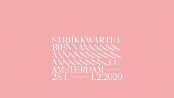 Strijkkwartet Biënnale Amsterdam Dagkaart
