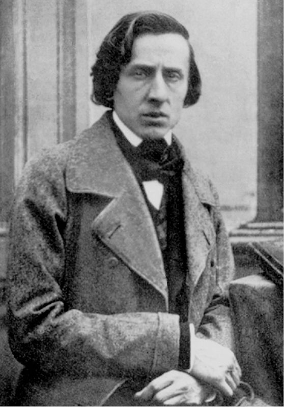 Frédéric Chopin (daguerreotype door Bisson c. 1849)