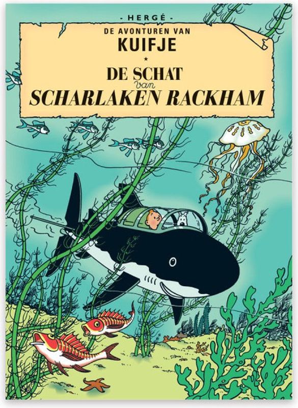 Kuifje album De schat van Scharlaken Rackham