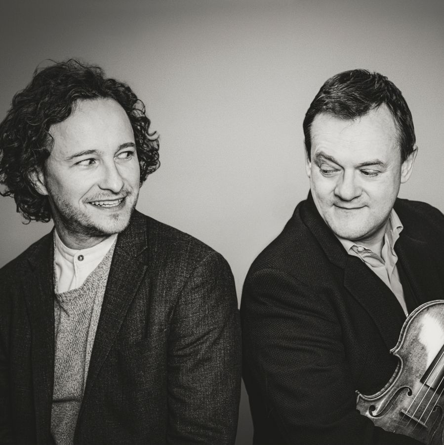 Frank Peter Zimmerman + Martin Helmchen (foto Irène Zandel)