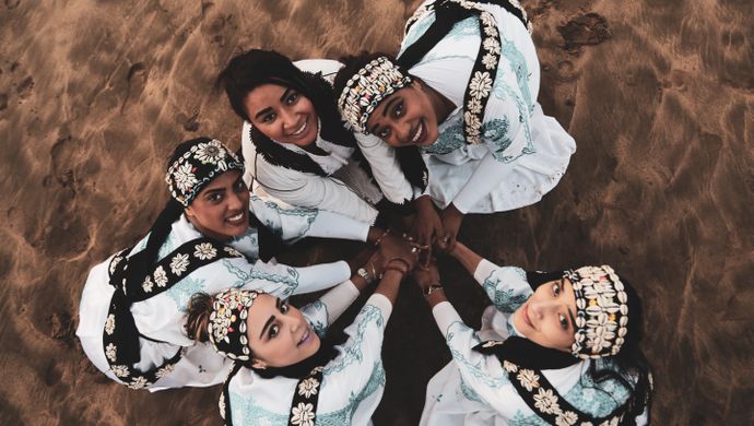 Asmâa Hamzaoui & Bnat Timbouctou (foto Khalil Mounji)