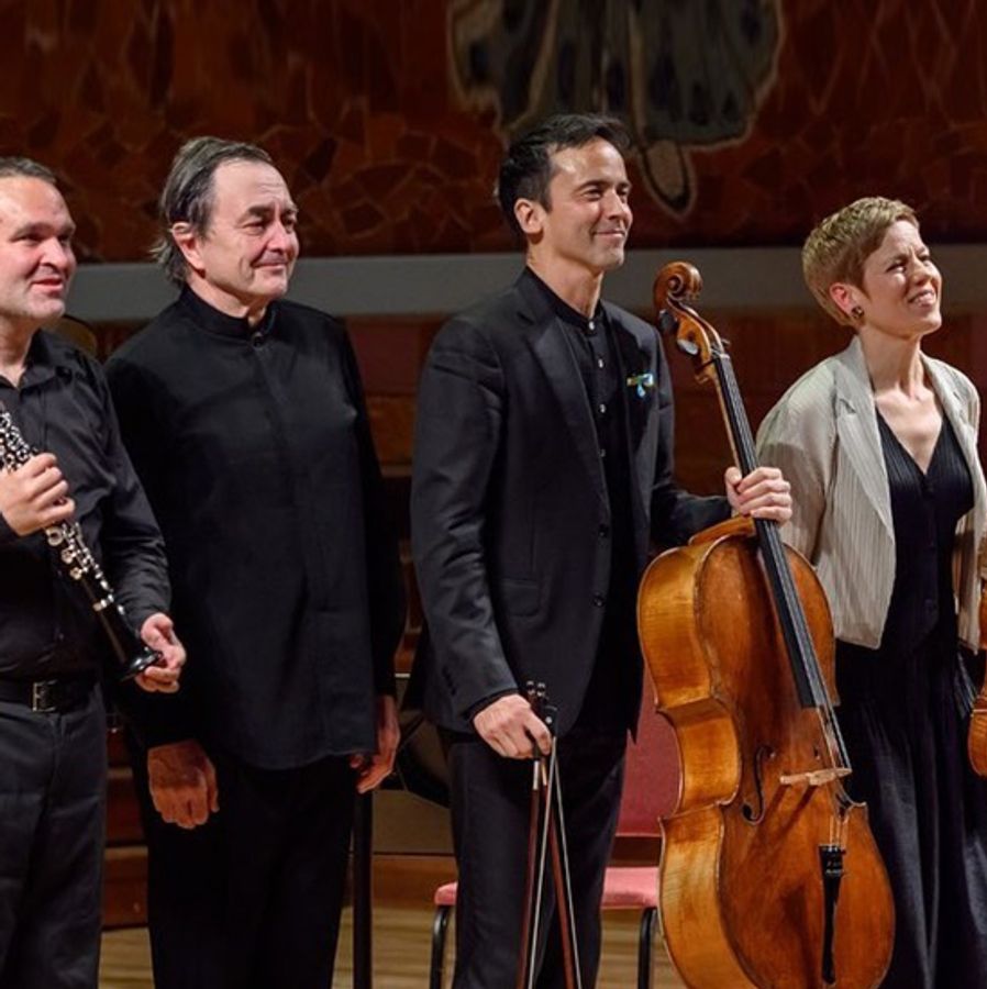 Isabelle Faust, Jörg Widmann, Jean-Guihen Queyras + Pierre-Laurent Aimard