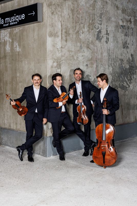 Quatuor Modigliani © Stéphanie Lacombe