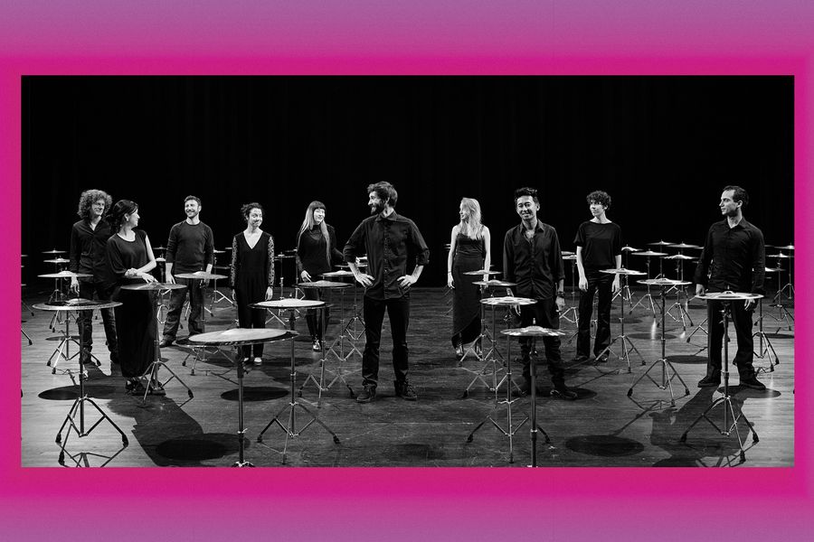 100 cymbals - Percussions de Strasbourg (foto Henri Vogt)