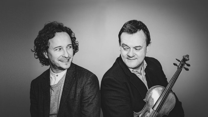 Frank Peter Zimmermann + Martin Helmchen (foto Irene Zandel)