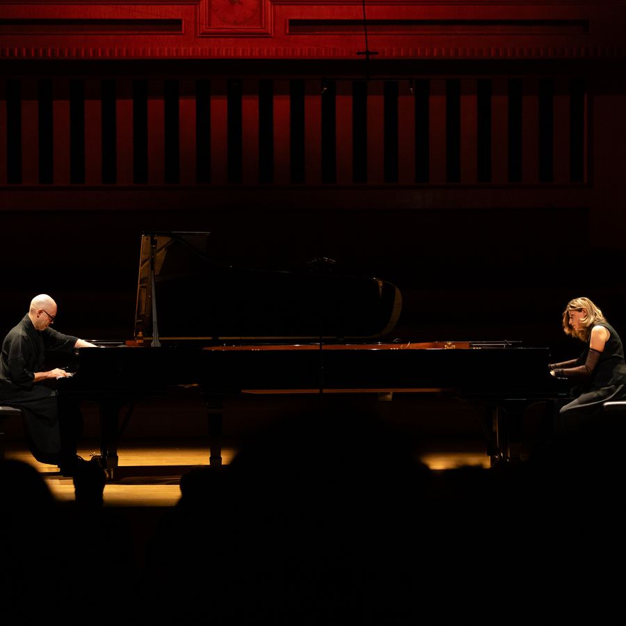 Nik Bärtsch + Tania Giannouli (foto Geert van de Poel)