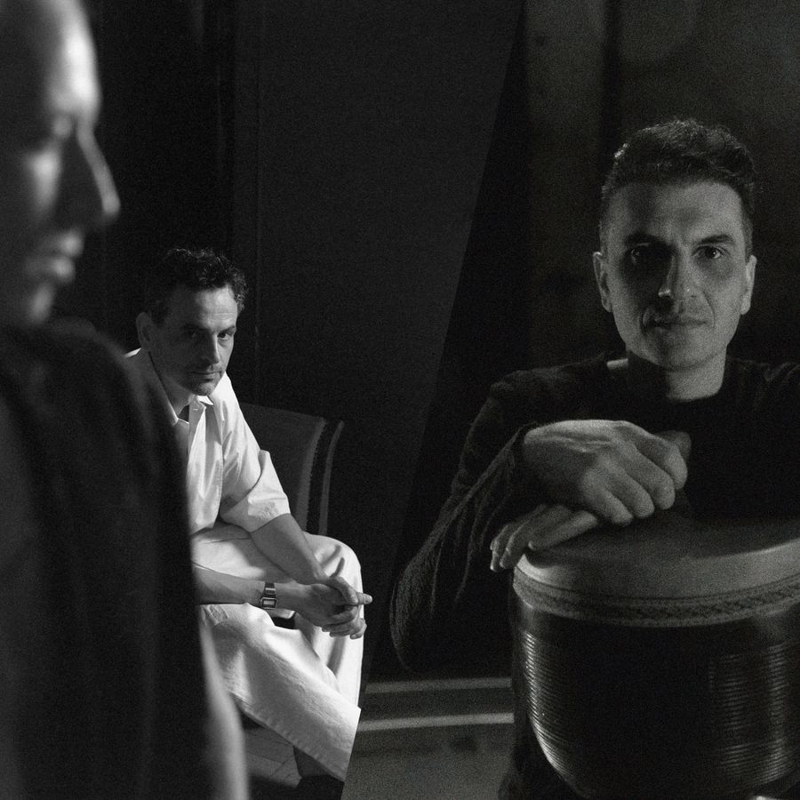 Bendik Giske & Sam Barker (foto Gil Corujeira) + Mohammad Reza Mortazavi (foto Kanaan Brothers)