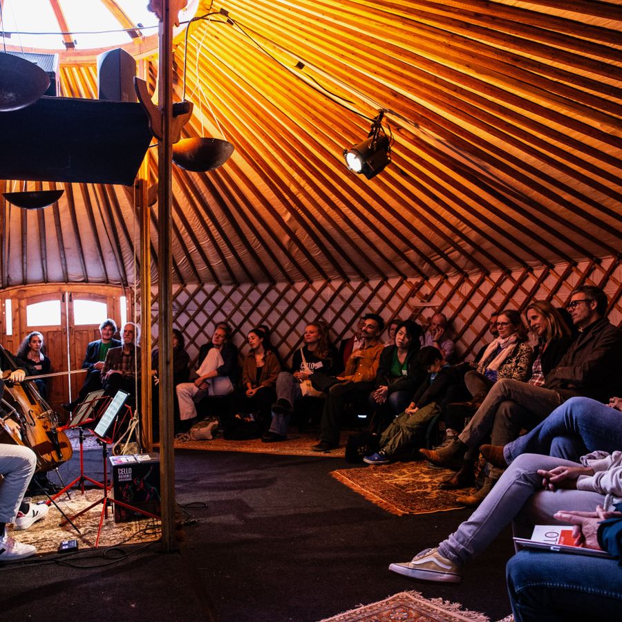 Cello-Yurt (foto Melle Meivogel)