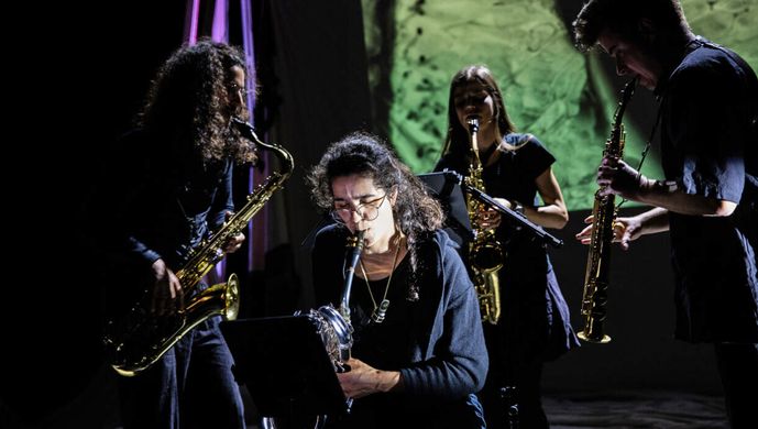 Maat Saxophone Quartet - Metamorphisis (foto Melle Meivogel)