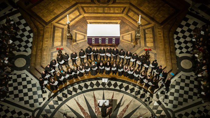 Tallis Scholars (foto Clive Barda)
