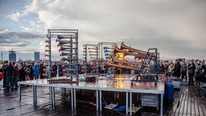 Christoph Schlägers Scheepshoornconcert (foto Francoise Bolechowski)