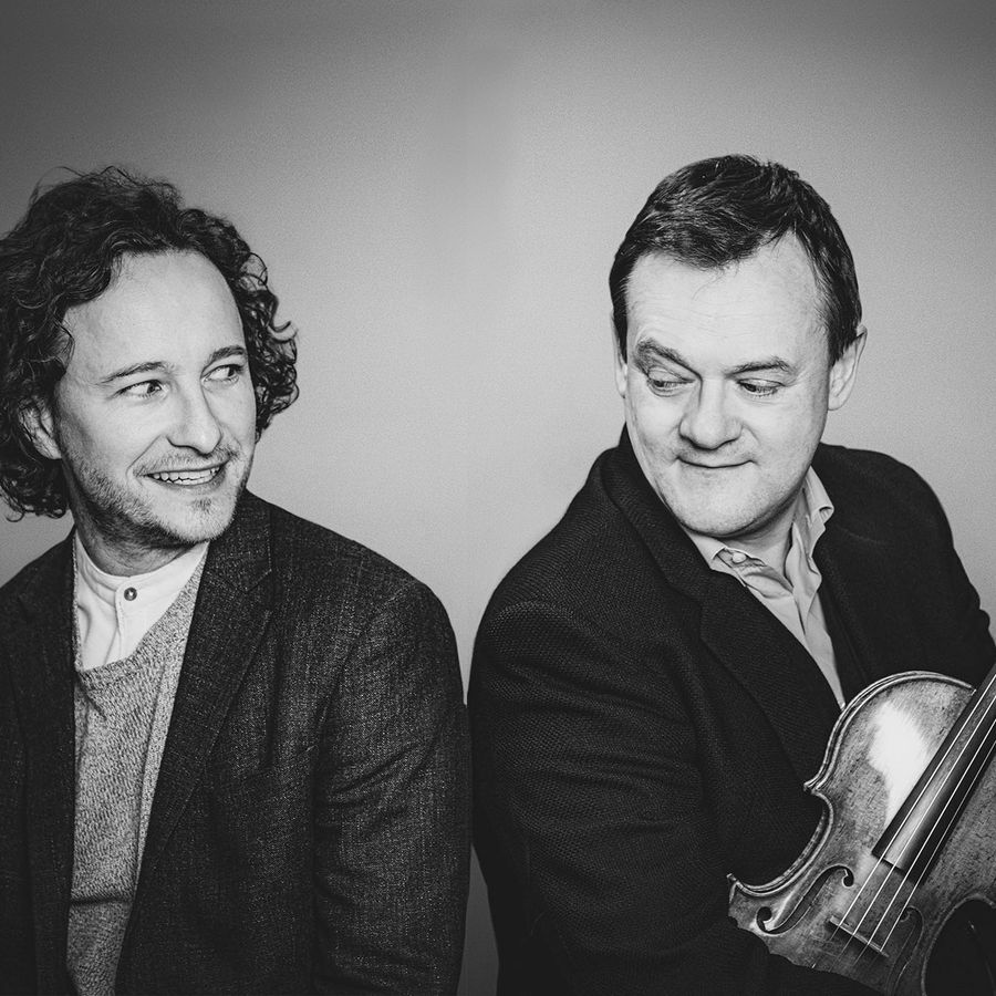 Frank Peter Zimmermann + Martin Helmchen (foto Irene Zandel)