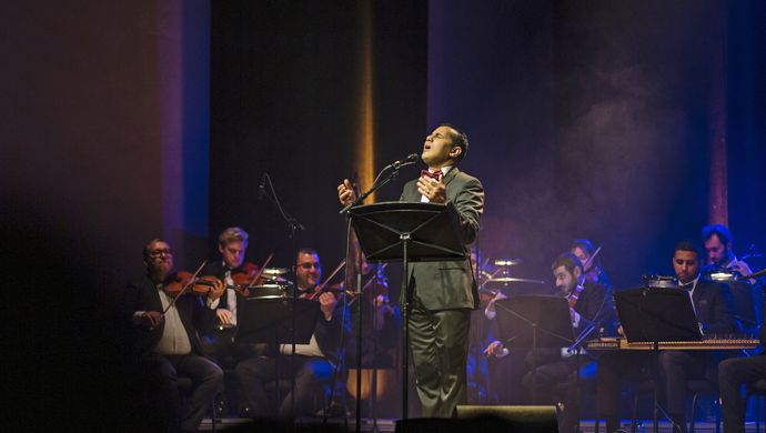Amsterdams Andalusisch Orkest en Youssef Jrifi (foto Meesterwerk)