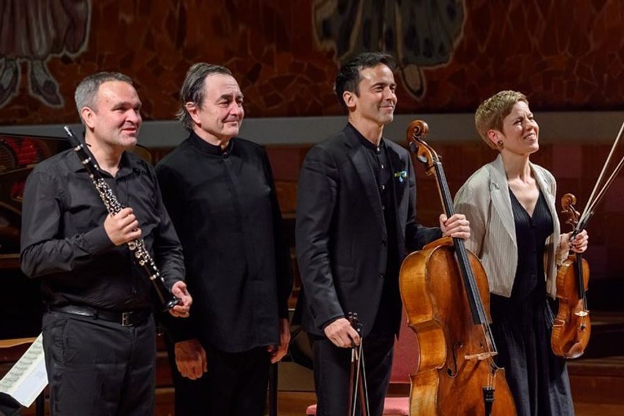 Isabelle Faust, Jörg Widmann, Jean-Guihen Queyras + Pierre-Laurent Aimard