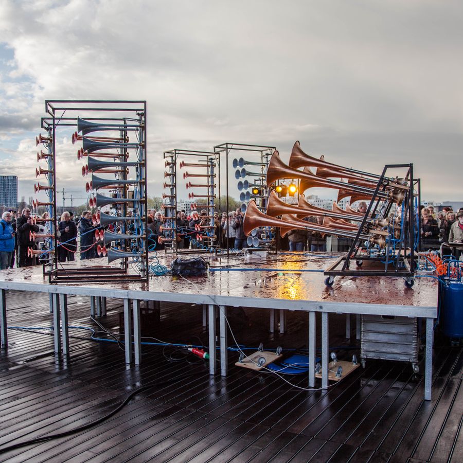 Christoph Schlägers Scheepshoornconcert (foto Francoise Bolechowski)