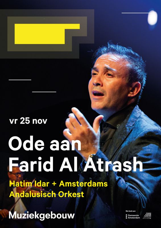 Ode aan Farid Al Atrash door Hatim Idar + Amsterdams Andalusisch Orkest 